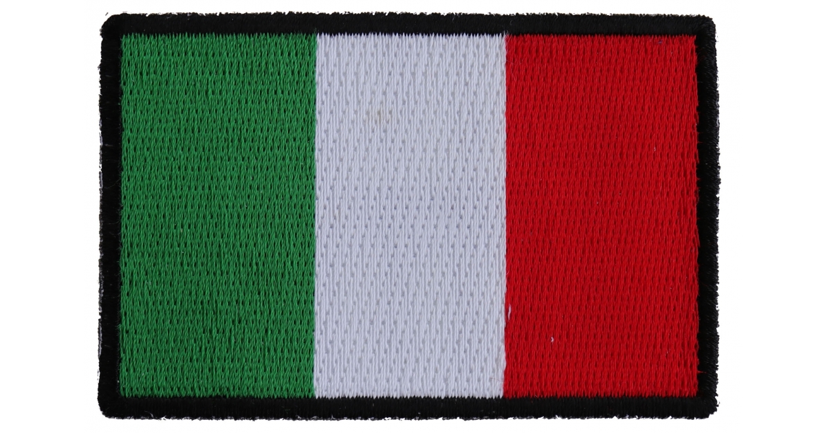 ITALIA ITALY FLAG IRON ON or SEW ON PATCHES of 3 PIECE LOT 
