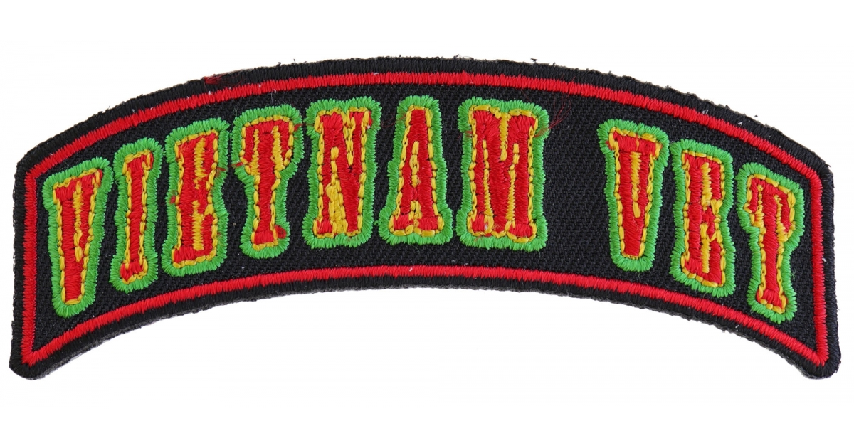 Vietnam Veteran Small Embroidered Patch 