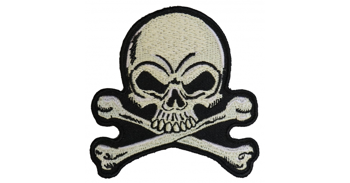 774 Skull Patches-NEW iron,sew,glue embroidered Skull and Crossbones-USA Seller 