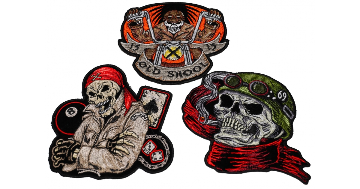 set-of-3-biker-skull-patches-