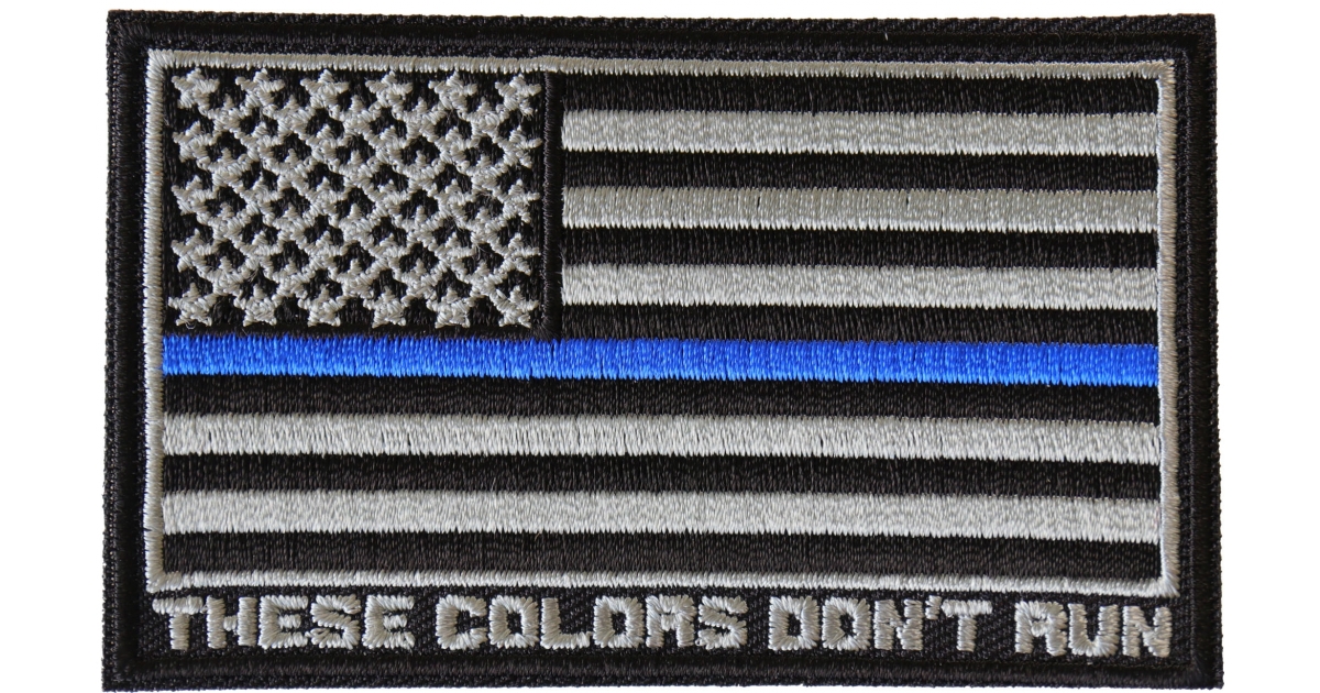 Thin Blue Line United States Patch Law Enforcement 