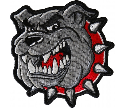 Bulldog Patch, Large Animal Patches for Jackets by Ivamis Patches
