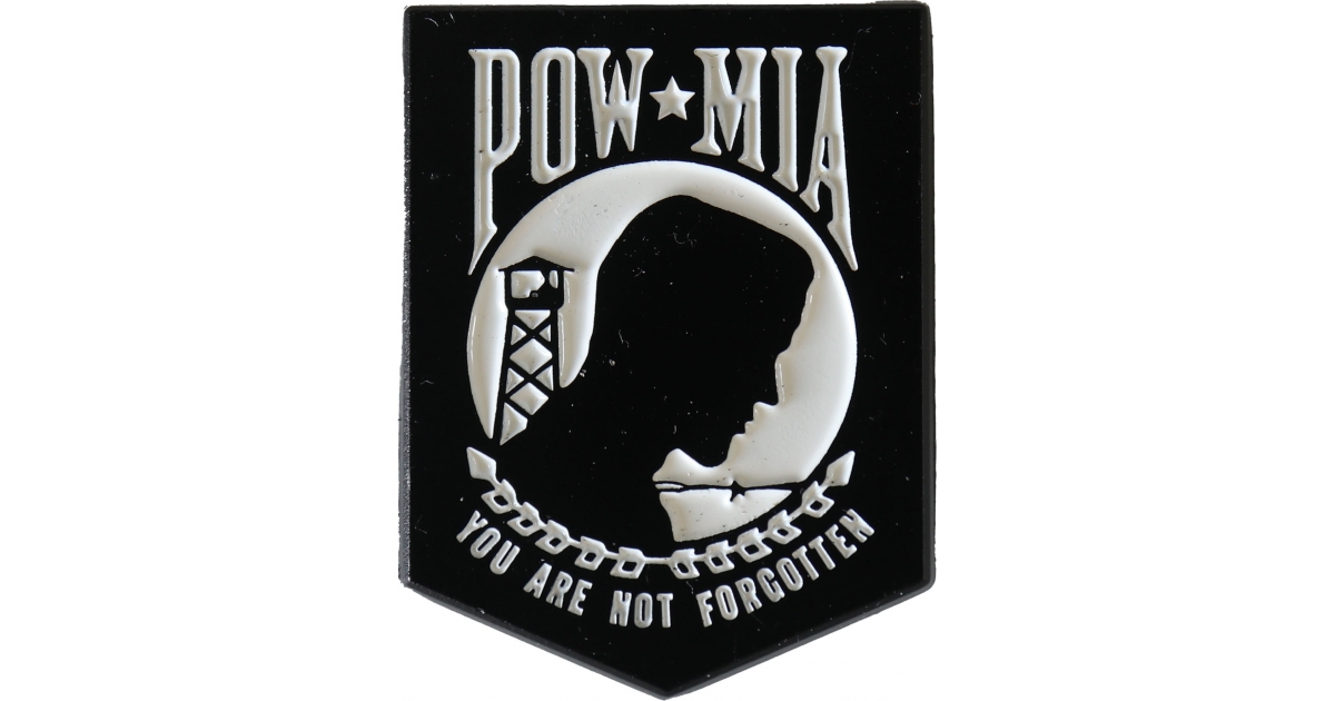Large and fairly heavy pin. POW MIA  Operation Desert Storm pin 