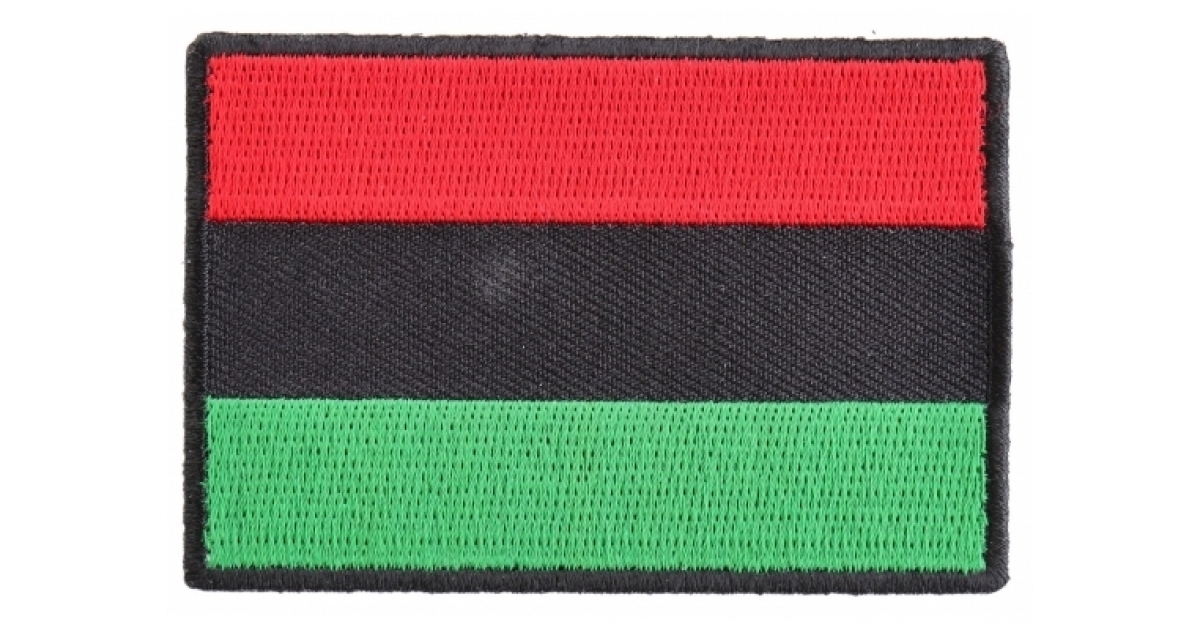 Africa Flag Embroidered Iron On Patch | Embroidered Patches by Ivamis ...