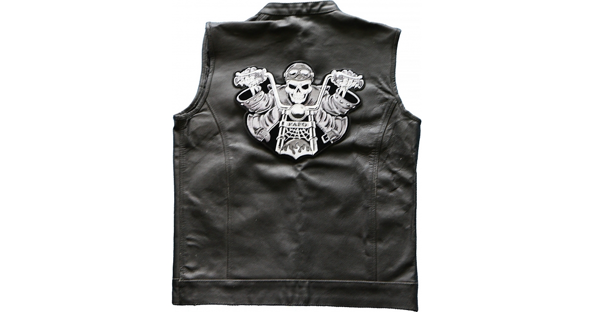 Skeleton Rider FAFO Patch, Large Skull Patches for Biker Jackets by ...