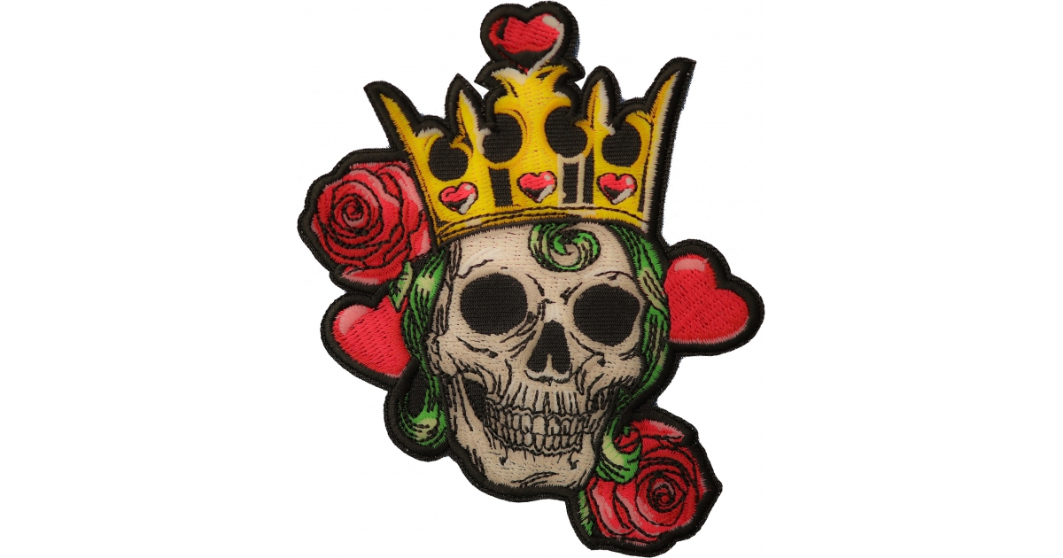 Hearts Queen Skull Patch by Ivamis Patches Hearts Queen Skull Patch by Ivamis Patches
