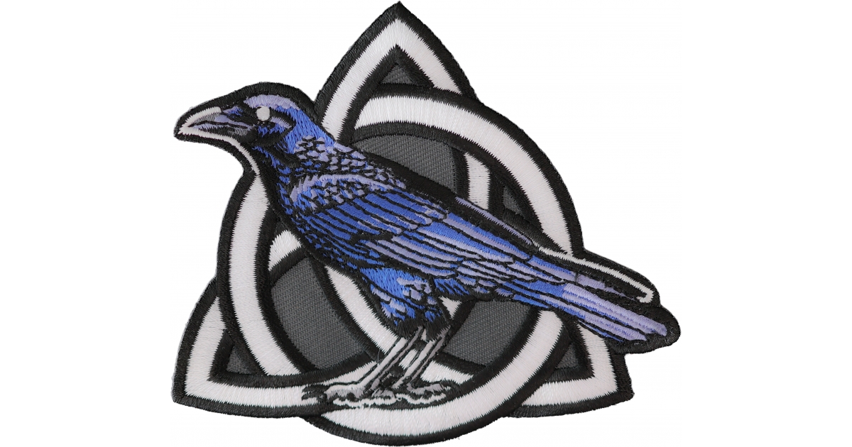 Celtic Crow Patch by Ivamis Patches