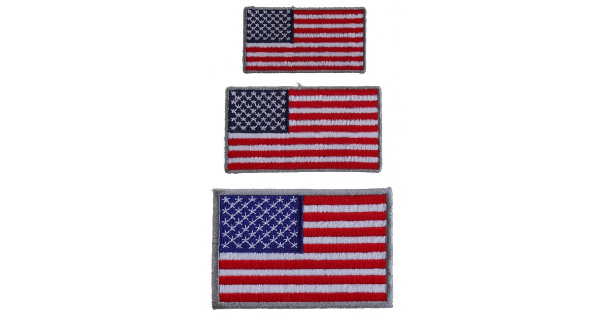 USA FLAG PATCH WITH USA