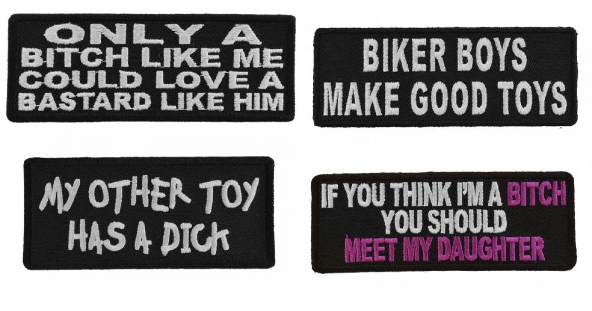 Screw Housework Let's Ride Iron-On Patch - Funny Embroidered Biker Patch For Women Riders - View #9