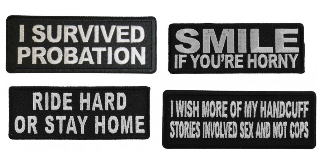 "If You Can Read This" Embroidered Patch – Iron-On Or Sew-On For Bikers, Vests, Jackets & Gifts