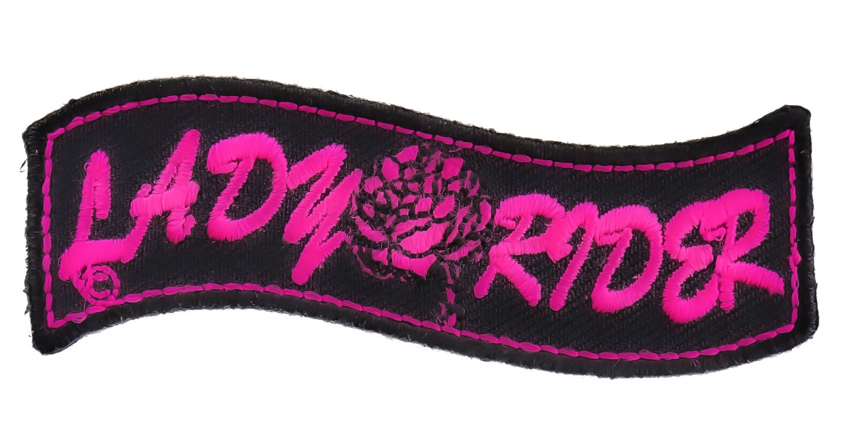 Lady Rider Patch - Biker Saying Patches by Ivamis Patches