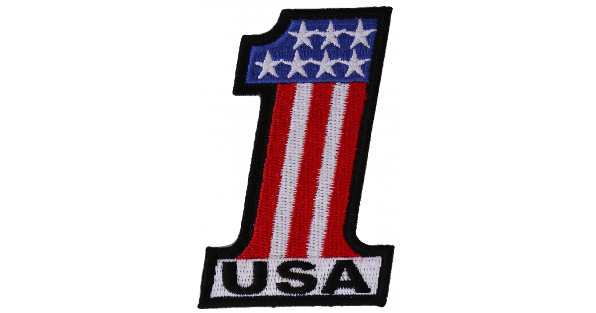 Patriotic Collection No.-ll Embroidered Iron On Patches