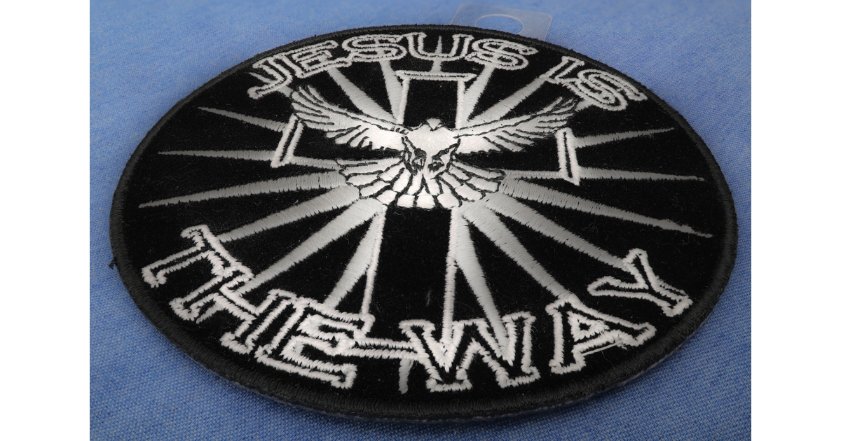 パーツ jesus Jesus is the Way Patch for Sewing or Ironing on to Clothes