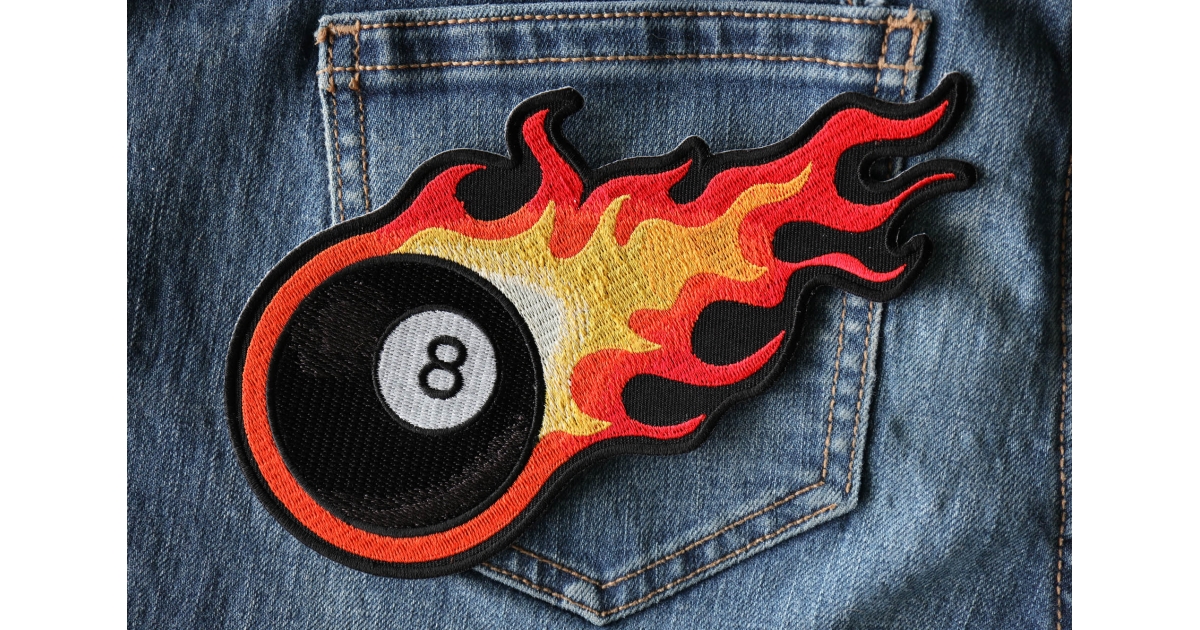 Buy CHARGER FLAMES EMBROIDERED SEW/IRON ON PATCH In Mukwonago - Foto 10