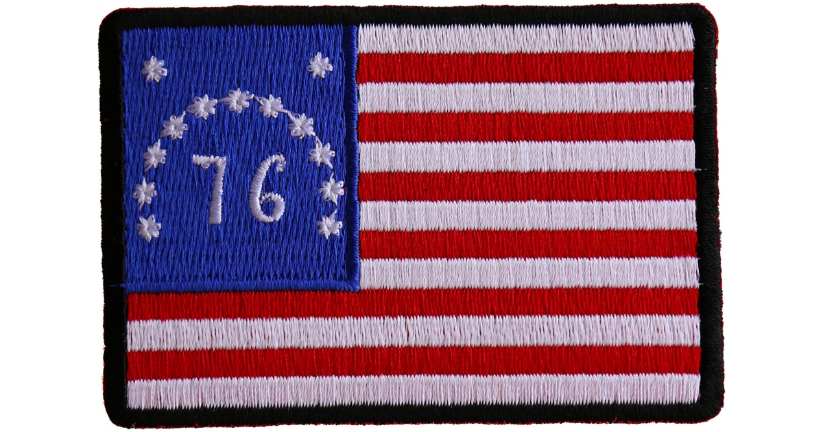 USA FLAG PATCH in white or gold border on sale $2.99