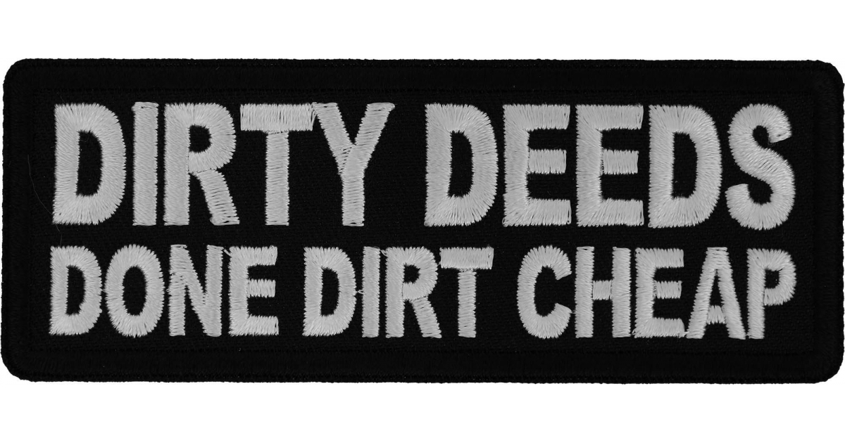 Dirty Deeds Done Dirt Cheap Patch by Ivamis Patches
