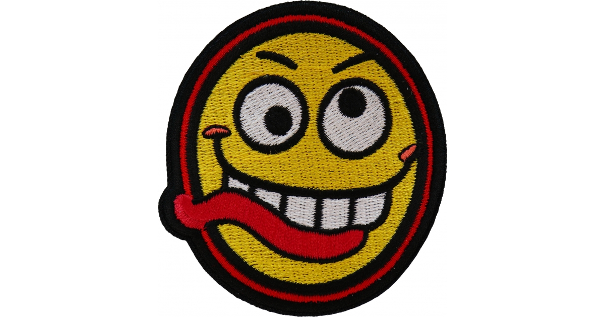 Funny Face Iron on Patch Iron on Funny Patches by Ivamis Patches