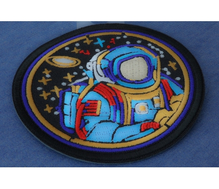 Astronaut Spaceman Lost in Lonely Planet Patch Geborduurde Applique Badge Ijzer Op Naai Embleem