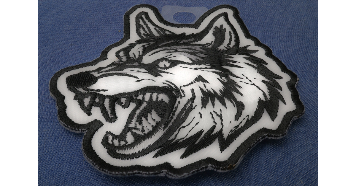 Vicious Tribal Wolf Patch by Ivamis Patches