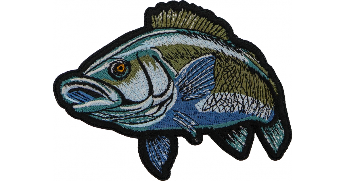 Sea Bass Fish Patch by Ivamis Patches