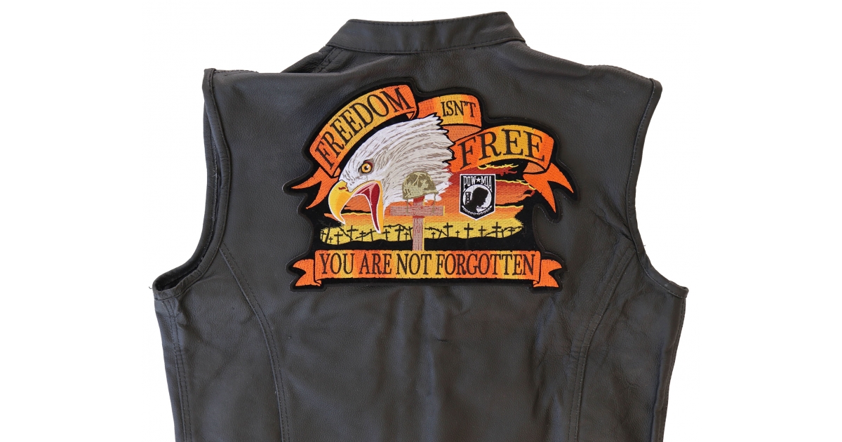 WW WOUNDED WARRIOR FREEDOM ISN'T FREE PATCH DISABLED VET WIA WOUNDED IN - Foto 5