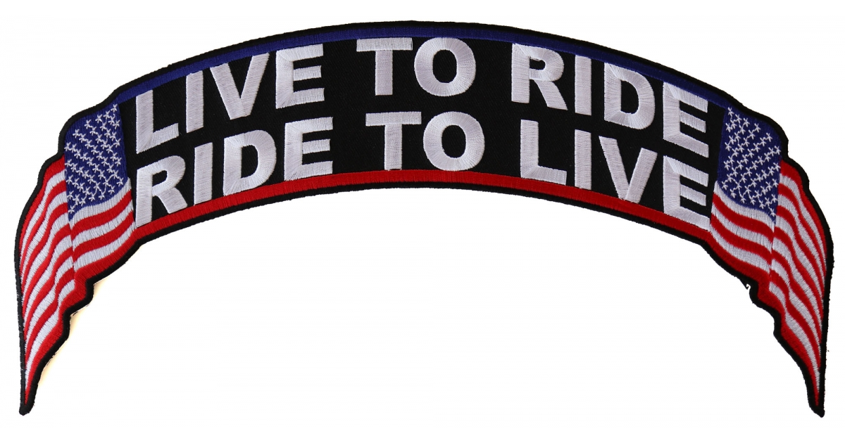 Patch American Heritage Indian Live To Ride 