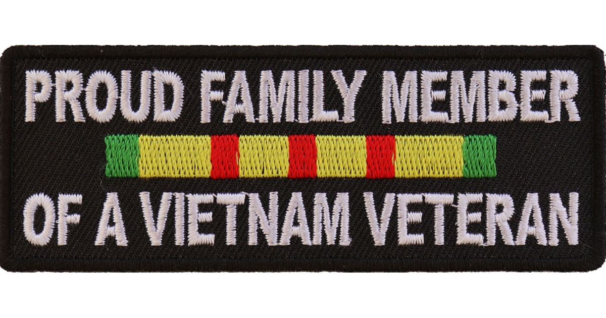 Proud Family Vietnam Vet Patch | US Military Vietnam Veteran Patches by ...