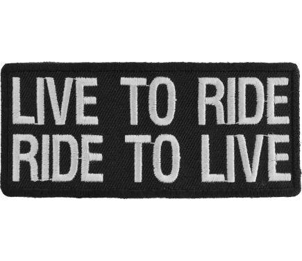 TO RIDE OR NOT TO RIDE Biker Patch P2979 E 