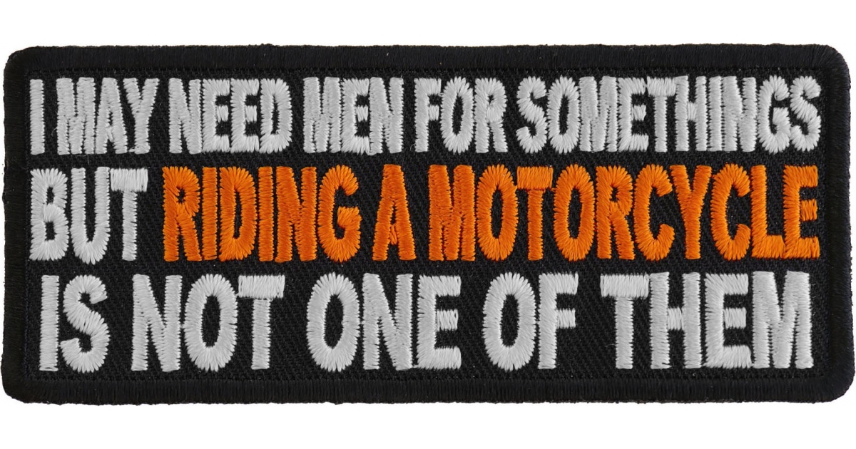 BECAUSE I'M SUCH AN  embroidered biker patch motorcycle 
