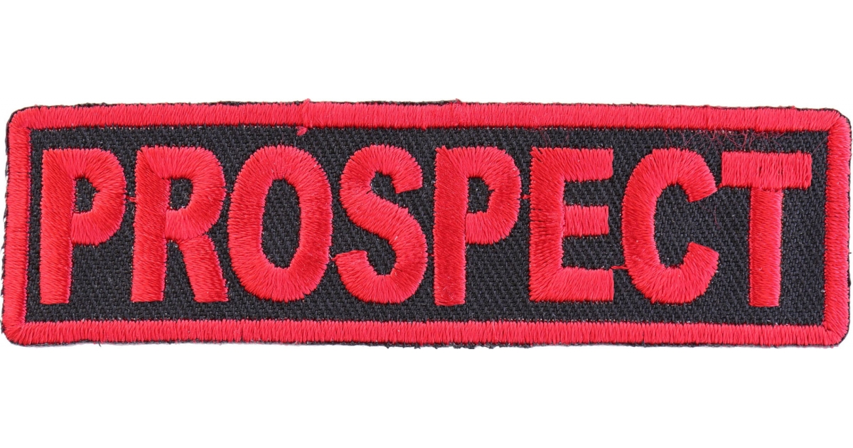 Prospect Patch, Motorcycle Club Patches for Bikers by Ivamis Patches