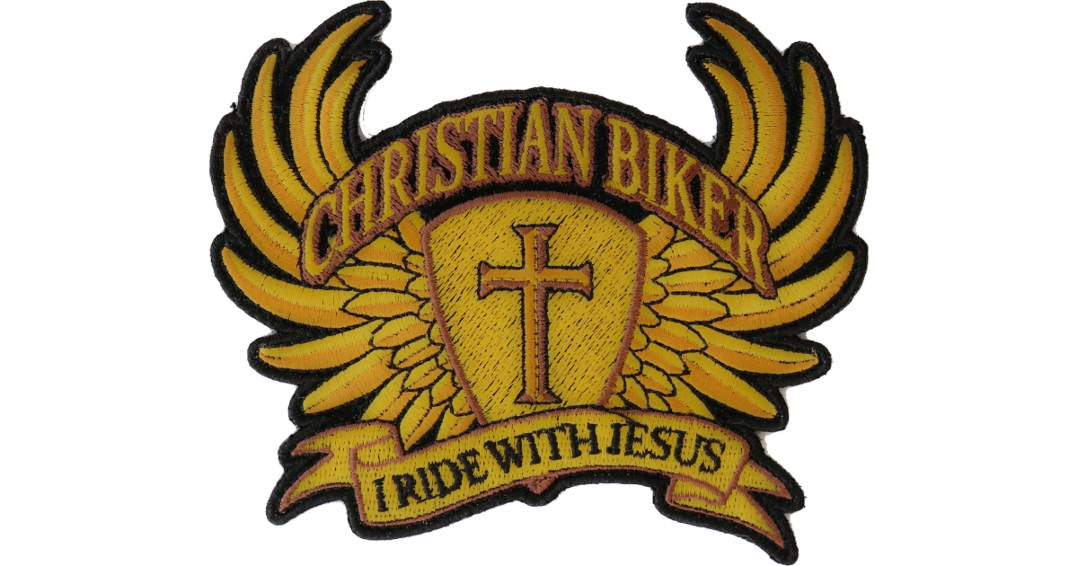 Christian Cross Jesus Patch, Large Christian Back Patches by
