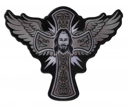 Unapologetic Christian Co Jesus Patchラージ Amazon.com: Christian Biker Cross in Wings I Ride with Jesus