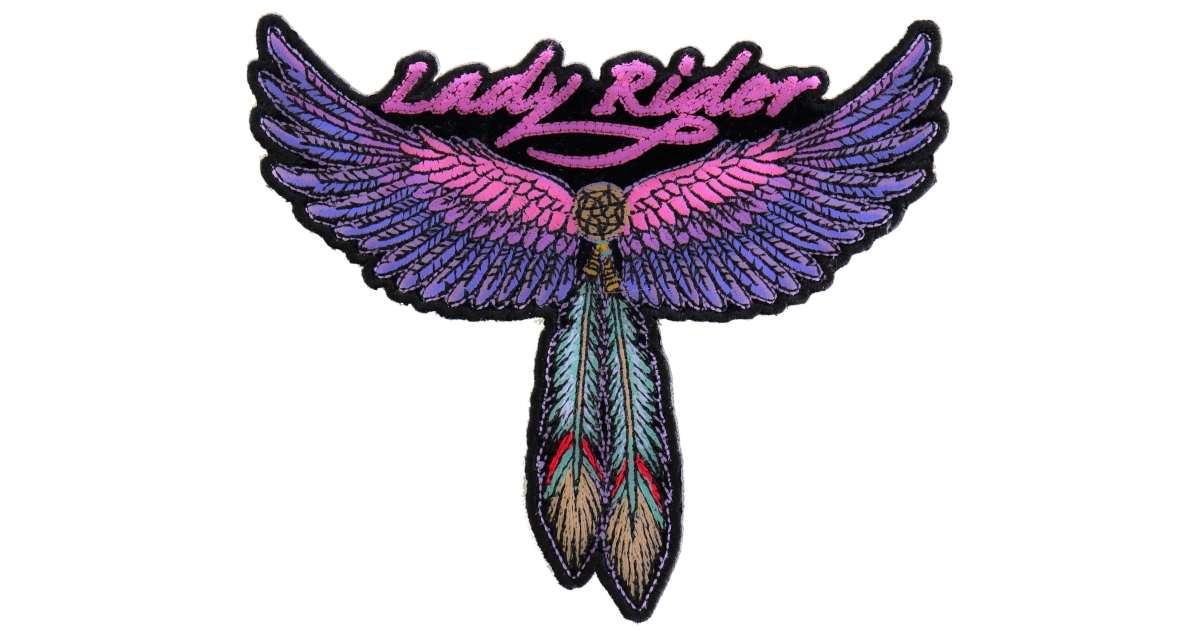 Lady Rider Patch - Sew on Biker Jackets by Ivamis Patches
