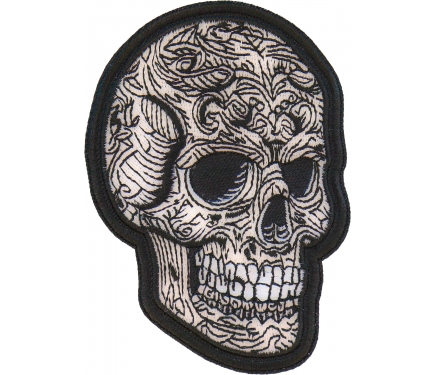 トップス unknown asymmetry cutsew skull patch pattern-skull-patch-p7506-19-