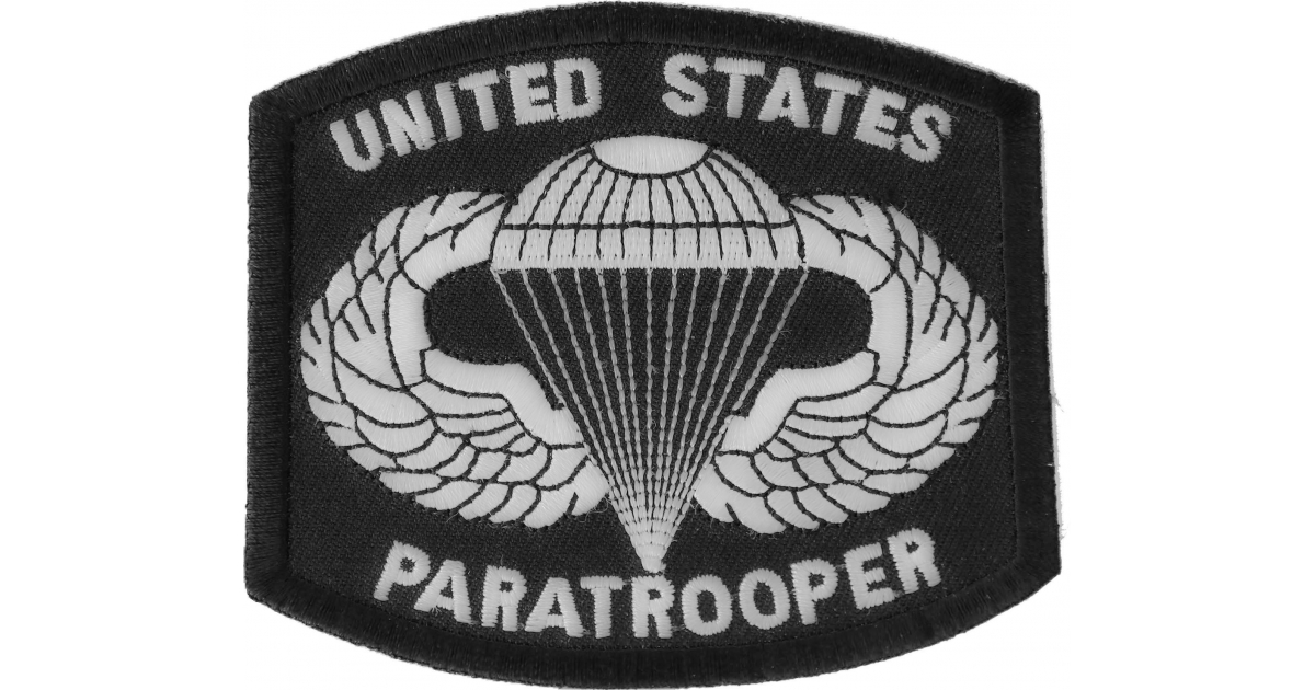 US Paratrooper Patch | US Army Military Veteran Patches by