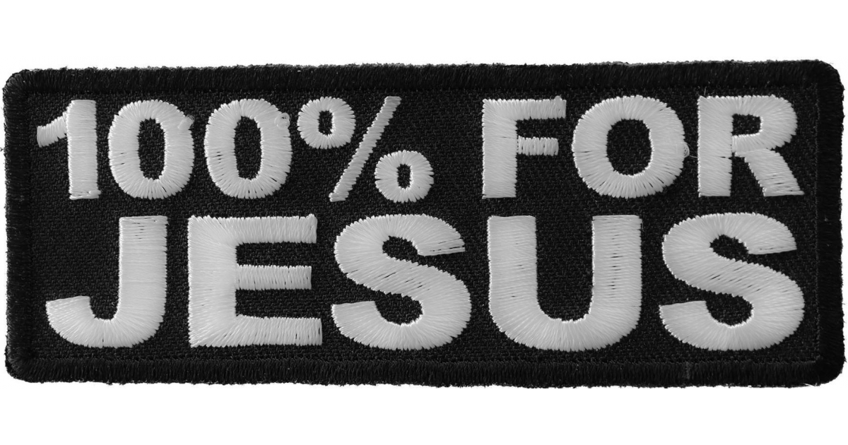 Amazon.com: Christian Biker I Ride with Jesus Patch, Large