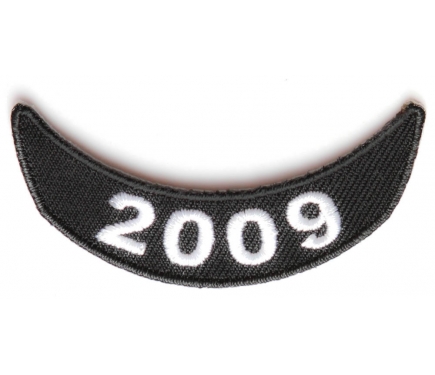 2009 Lower Rocker Patch In Black White by Ivamis Patches