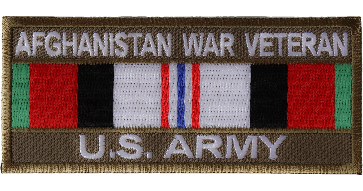 Afghanistan War Veteran Us Army Patch Military Vet Patches By Ivamis