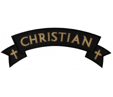 Christian Patch, Large Rocker Patches by Ivamis Patches