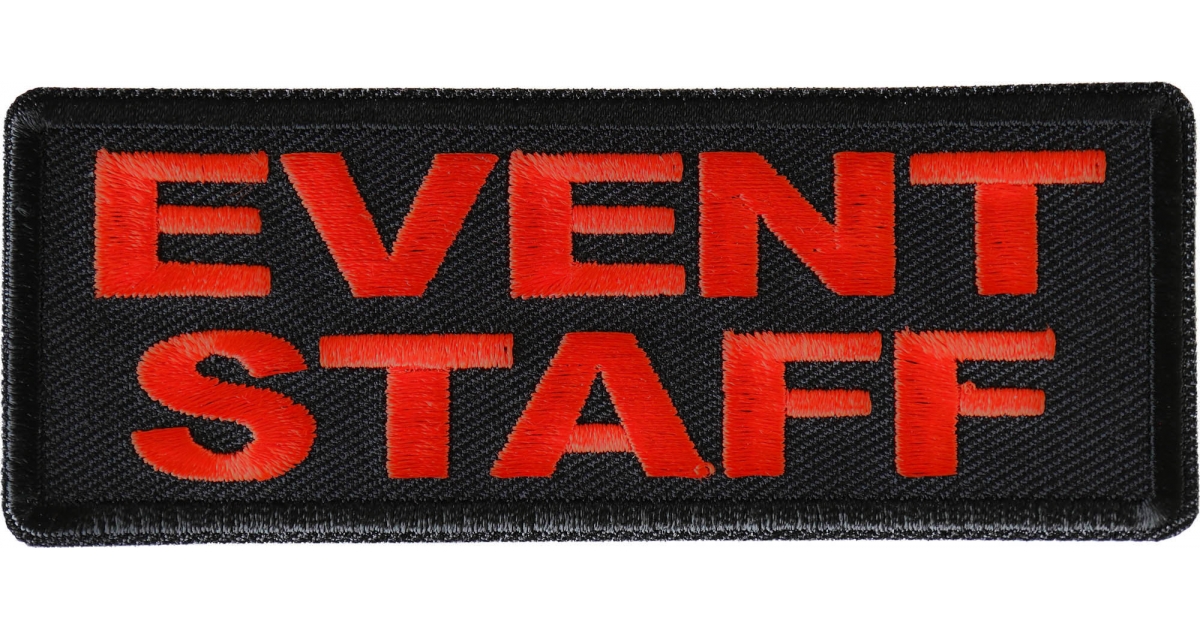 Event Staff Patch Orange by Ivamis Patches