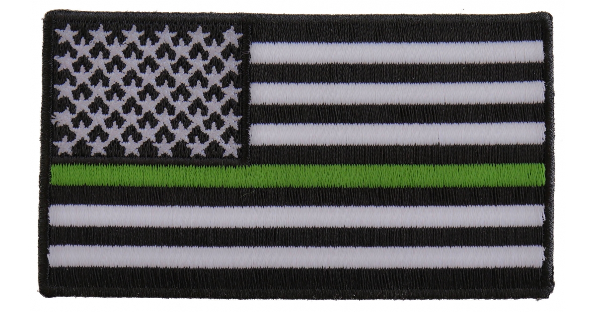 Subdued Green Stripe American Flag Patch | US Army Military Veteran ...