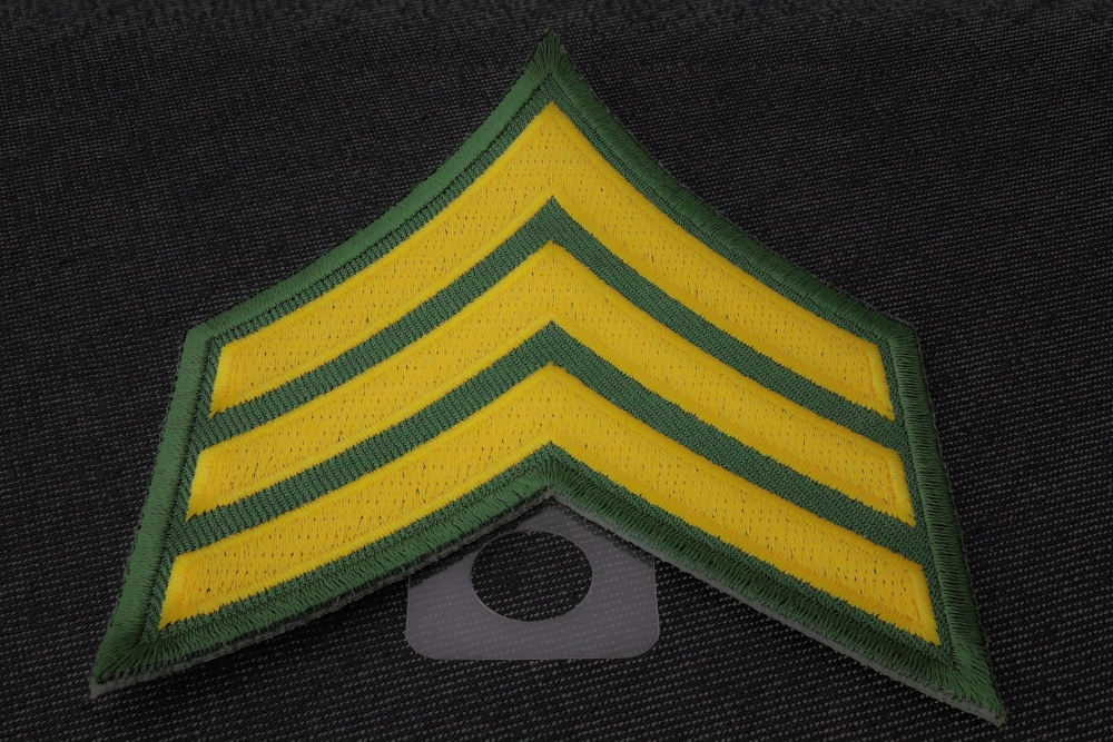 Sergeant Patch Chevron diagonal view