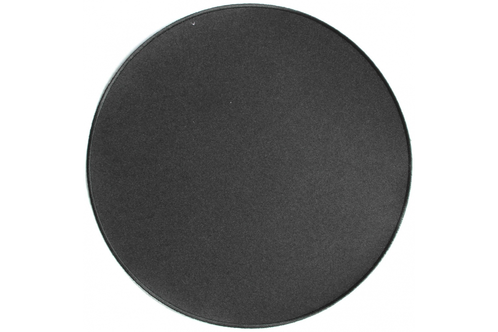 Black 10 Inch Round Blank Patch