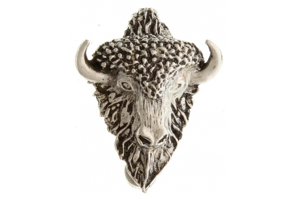 Buffalo With Horns Pin