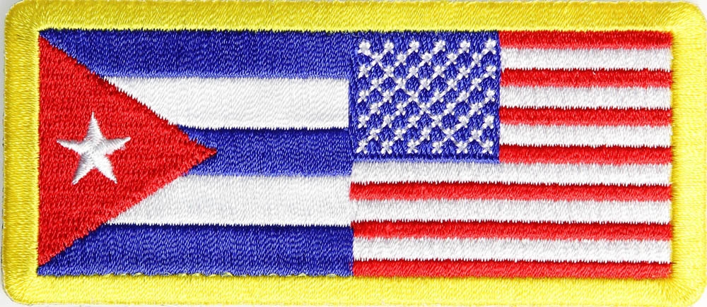 Cuba America Flag Patch