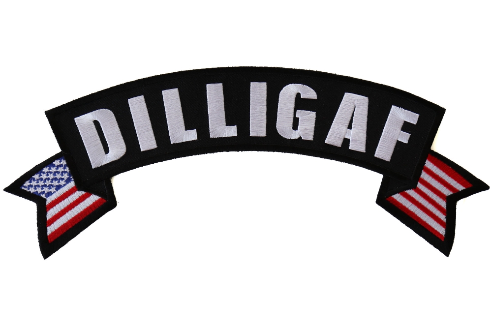 Dilligaf Flag Rocker Patch