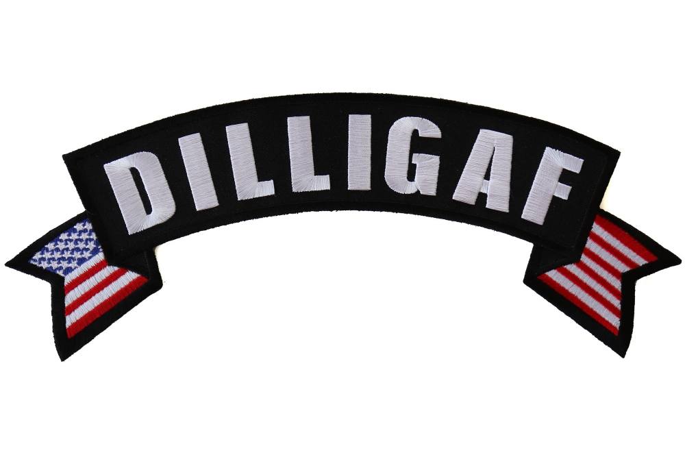 Dilligaf Flag Rocker Patch Dilligaf Flag Rocker Patch