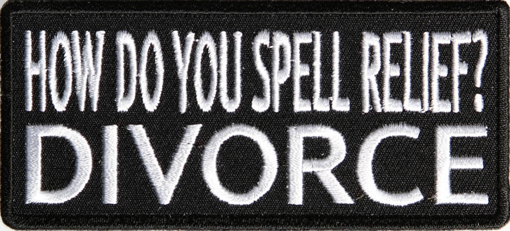 How Do You Spell Relief Divorce Patch