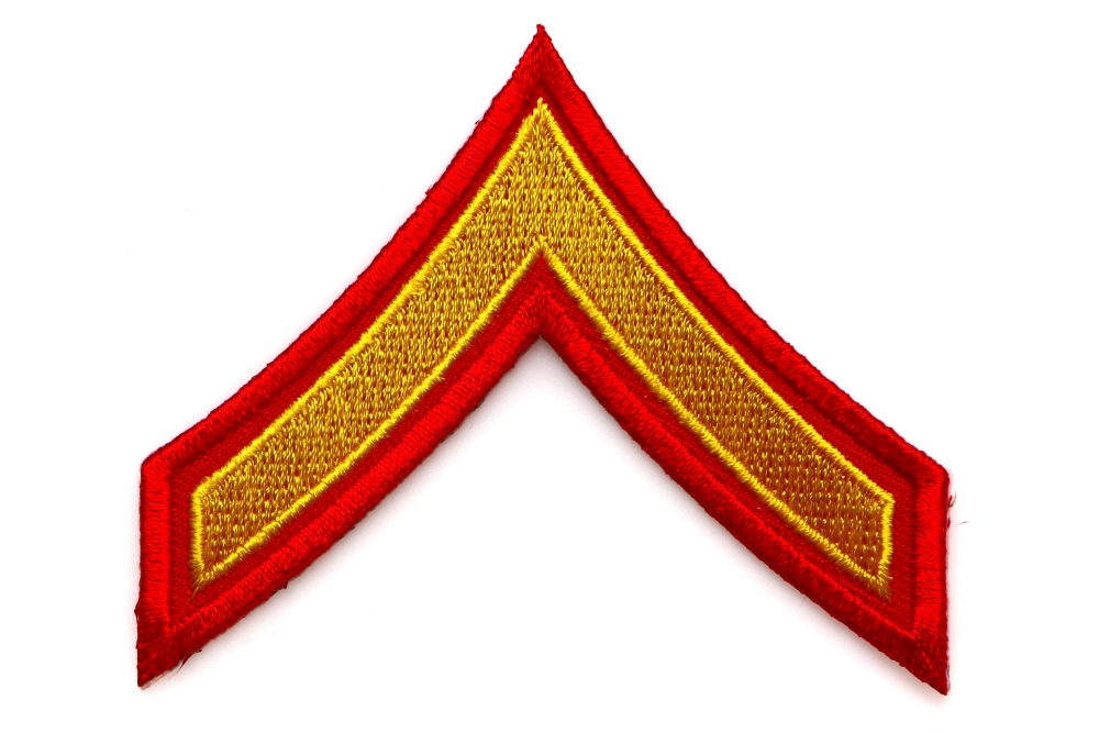 Private First Class Patch Red