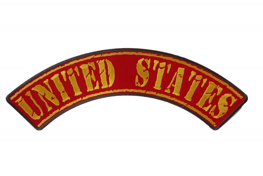 United States Large Top Rocker Patch